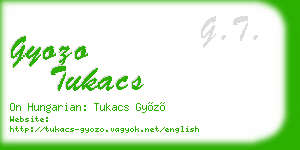gyozo tukacs business card